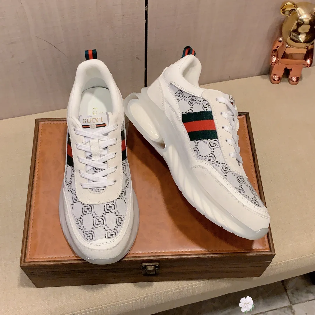 Men's men's shoes💰460💰💰🎩🎩[Lightning][Lightning] "Gucci*" The latest • popular casual shoes, top brand [seduce] luxury ~ purchasing agency, top ~ quality. [Strong] The upper is made of imported breathable cowhide with material ➕ breathable sheepskin feet (•) and fine workmanship. The original stylish and stylish soft rubber wear-resistant and non-slip outsole is light and comfortable on the feet. The real thing looks better when taken in real life. 013: code: 38-44, 4️⃣ colors